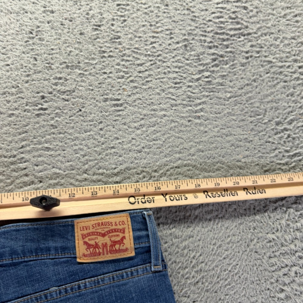 Levi's 311 Jeans Women's 31x29 Blue Cotton Denim Skinny Shaping Faded Distressed - Picture 8 of 11